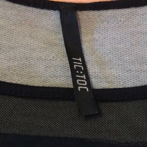 TIC:TOC GRAY AND BLACK DRESS, SIZE M - Picture 6 of 7